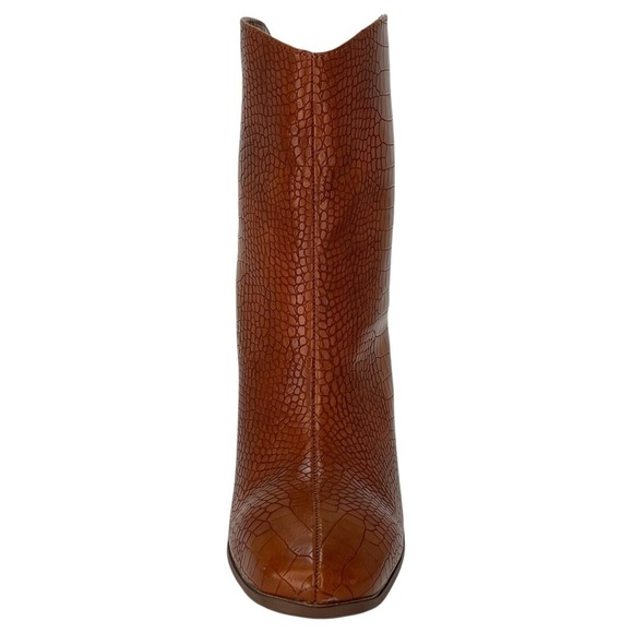 Journee Collection Brekinn Brown Heeled Womens Ankle Boots Size 8.5M - Picture 7 of 10